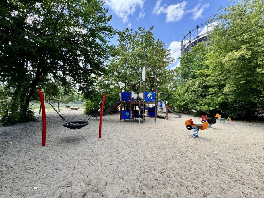 Spielplatz am Gasometer Erdgeschosswohnung Berlin
