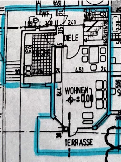 Grundriss EG Maisonettewohnung Berlin