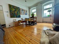 Bild (2e25c94fafa864118c16b1269f590f9f): +++bezugsfreie 2-Zimmer-Altbauwohnung mit Dielenboden am Volkspark+++