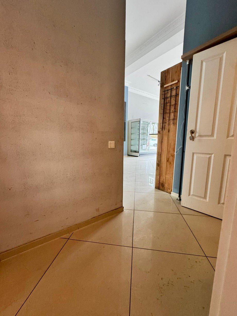 Flur zu den Toiletten Einzelhandel Berlin