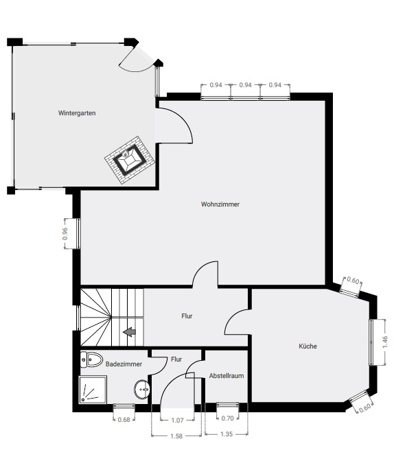 Grundriss EG aktuell Einfamilienhaus Liebenwalde