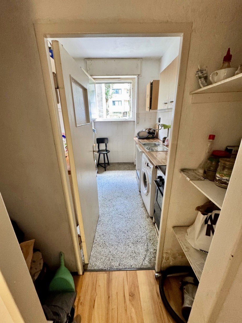 Zugang zur K�che Erdgeschosswohnung Berlin