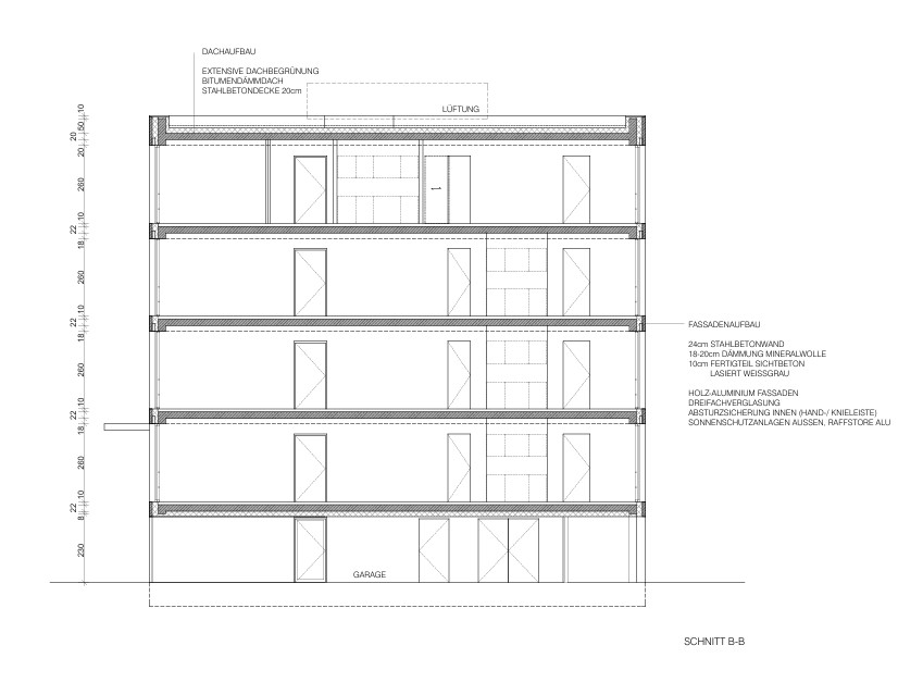 Schnitt 2 Wohngrundst�ck Sch�nefeld