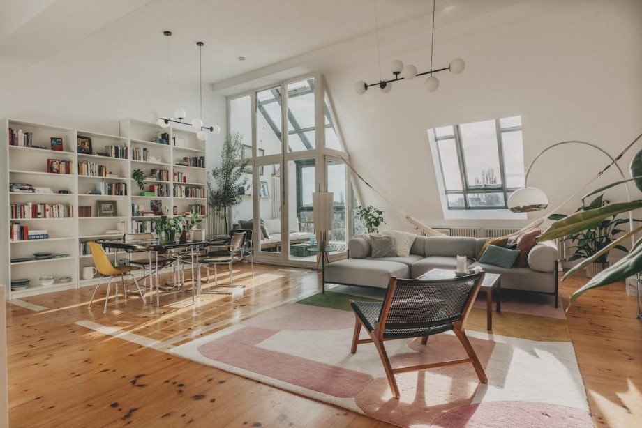 Bild 10 Visualisierung K�che und Essbereich Dachgeschosswohnung Berlin