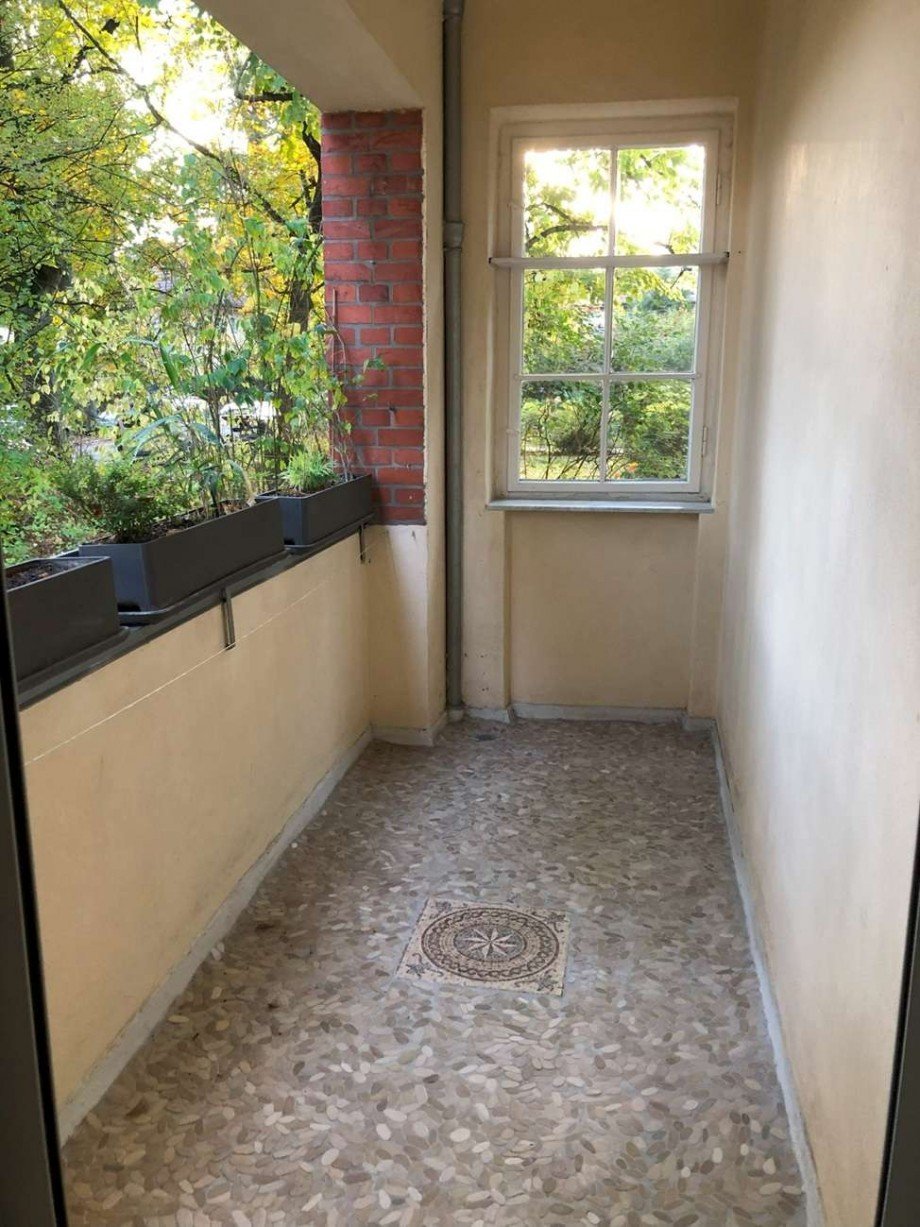 Loggia Sommer Erdgeschosswohnung Berlin