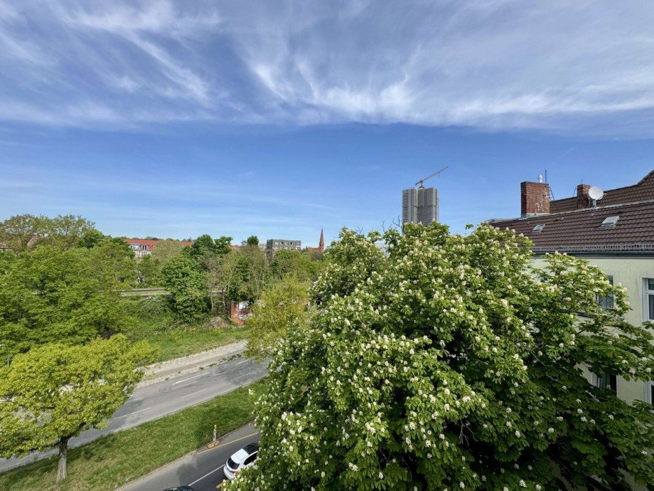 Ausblick Balkon/Terrasse 5.OG Dachgeschosswohnung Berlin