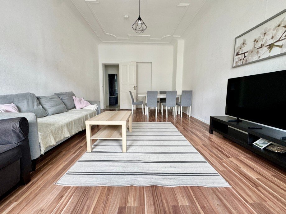 Wohnzimmer Etagenwohnung Berlin
