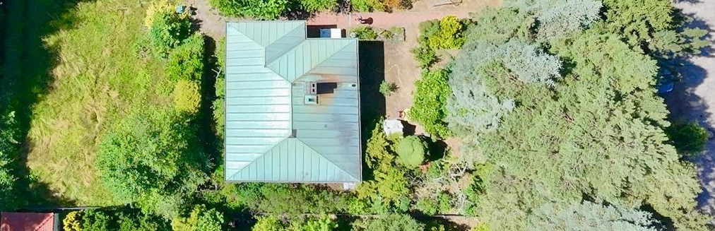 Drohnenbild 1 Kupferhaus Einfamilienhaus Wandlitz