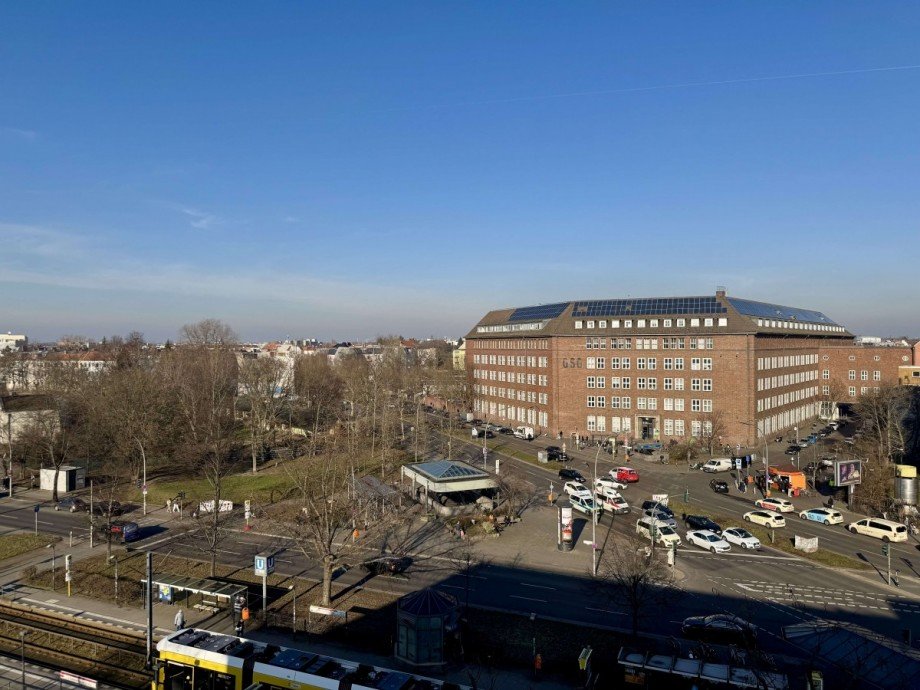 Ausblick nach vorne Terrassenwohnung Berlin