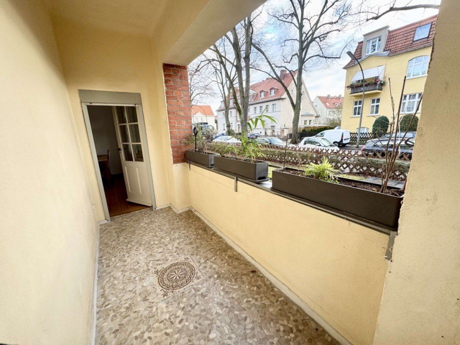 Loggia Erdgeschosswohnung Berlin