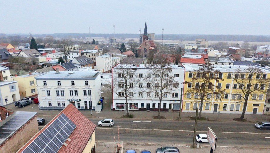 Hausansicht Etagenwohnung Magdeburg