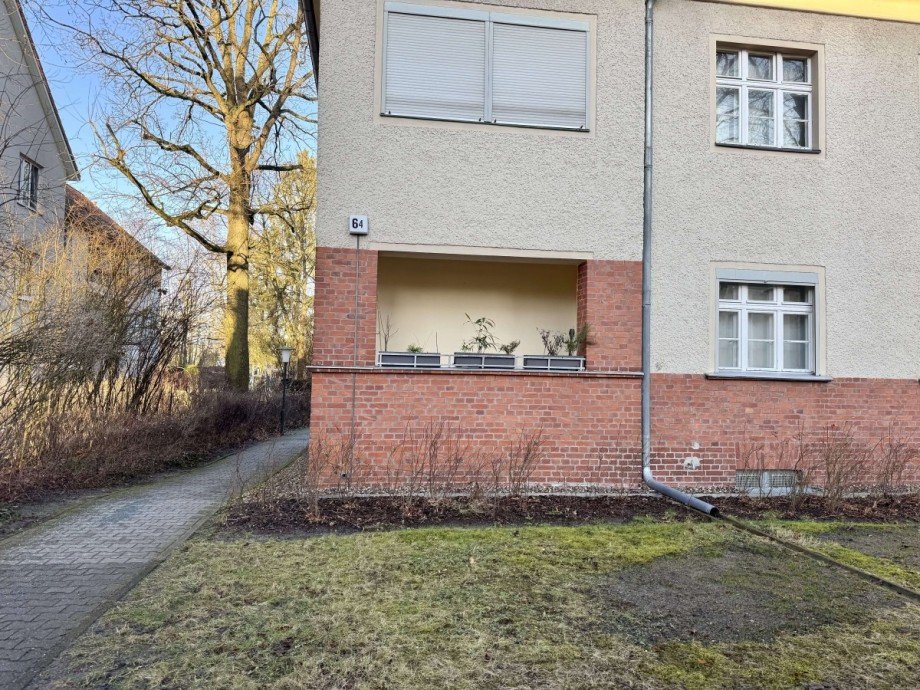 Loggia Erdgeschosswohnung Berlin